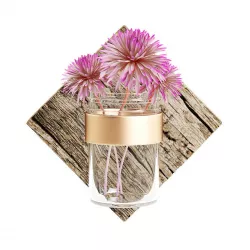 Wall Hanging Flask with Flower 3D model
