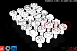 Watch Screw Set