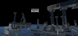 WIREFRAME - ROME Low-poly  3D model
