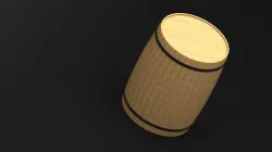 Wood barrel
