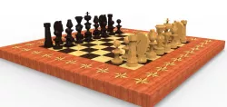 wooden chess