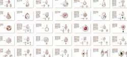 100 Women pendant-earrings set jcd-jewelcad bulk collection  3D print model