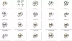 20 Pearl Rings 3D print model-Batch 1 3D print model