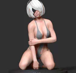 2B - Nier 3D print model
