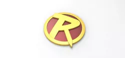 3D printable Robin emblem for cosplay costume 3D print model