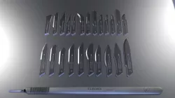3D Printable Surgical Blades 3D print model