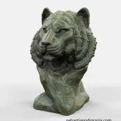 3d Printable Tiger Bust 3D print model