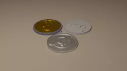 3dprint 3D printer 3D model medallion coin Avengers sign 3D print model