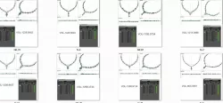 65 women necklace 3dm stl details bulk collection  3D print model