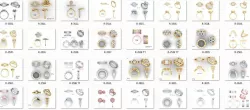 650 Ring Earrings Pendant Bracelets Necklace 3dm bulk collection 3D print model