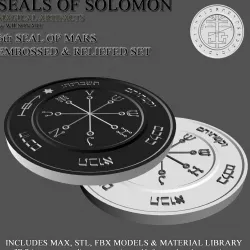 6th Seal of Mars 3D print model
