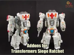 Addons Set for Transformers Siege Ratchet 3D print model