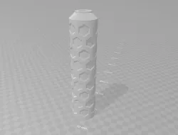 Airsoft silencer-suppressor 40x177 mm 3D print model 3D print model