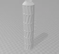 Airsoft silencer-suppressor 40x202 mm 3D print model