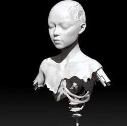 alita battle angel scrap  3D print model