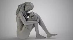 Alone Girl 3D print model