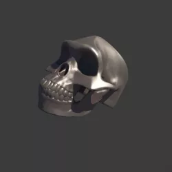 An Australopithecus Lucy Skull Ring for 3D printing 3D print model