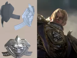 Anduin Wrynn Cosplay  Armor element for cosplay  3D print model