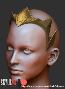 Aquaman - Mera crown head piece 3D print model