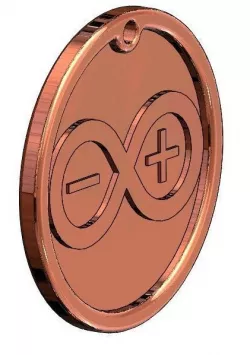 Arduino Keychain 3D print model