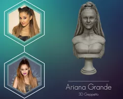 Ariana Grande sculpture Ready to 3D print 3D print model