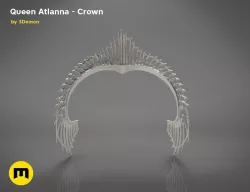 Atlanna Crown 3D print model