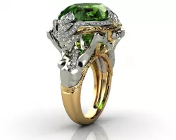 atlantis ring 3D print model