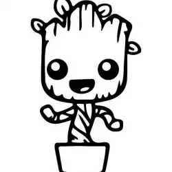 Baby Groot Cookie Cutter 3D print model