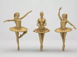 balerina pendant  3D print model