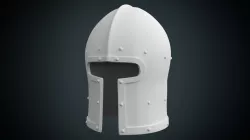 Barbute 3D print model