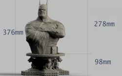 BATMAN BUST 3D print model