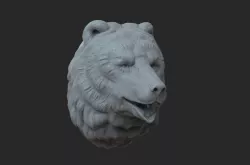 Bear Head 3D Model 3D print model