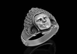 Benda Mask Ring 3D print model