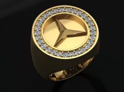 benz men ring 01 No 3D print model