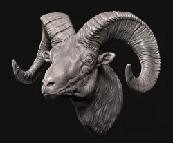 Big Horn Sheep 3D print model