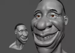 big smile 3D print model