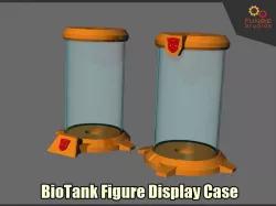 Biotank Figure Display Case 3D print model