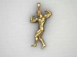 body builder pendant 3D print model