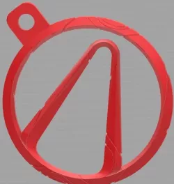 Borderlands Pendant 3D print model