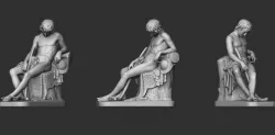 Boy Statue 3D print model