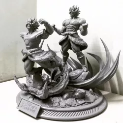 Broly Diorama - from Broly movie 2019 3D print model