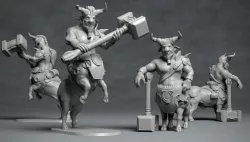 Bull Centaur - 3D printable character 3D print model 3D print model