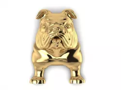 Bull dog 1 inch 3D print model