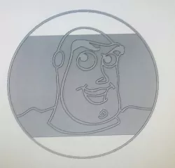 Buzz Lightyear cookie cutter 3D print model