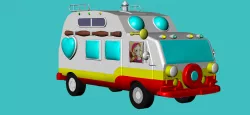 CAMPINGCAR SANDYBELL  DU DESSIN ANIME JAPONAIS 3D print model