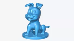 Cartoon dog  3D print model