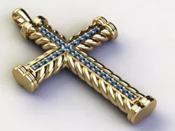 Christian Cross 3D print model