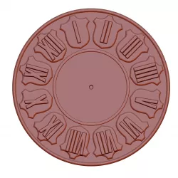Clock face 3D print model
