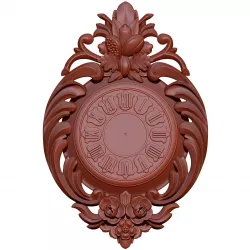 Clock old model 3D print model