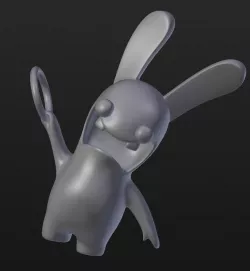 Crazy rabbit 3D print model